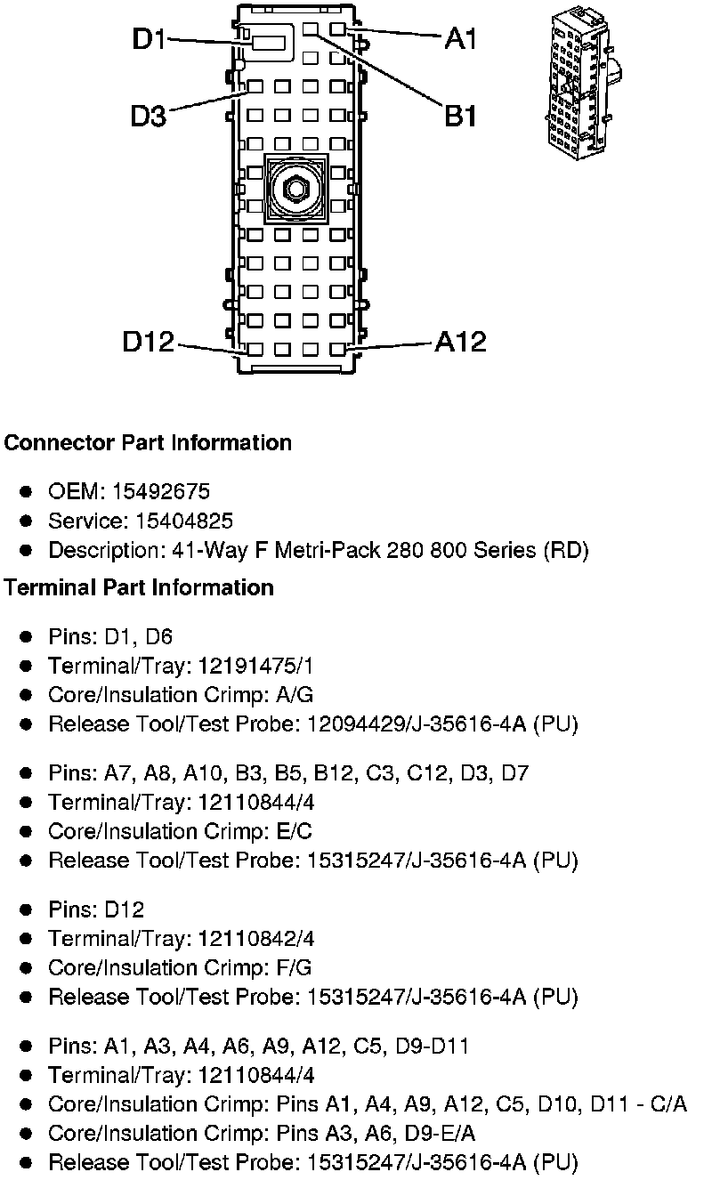 Factory service manual diagram