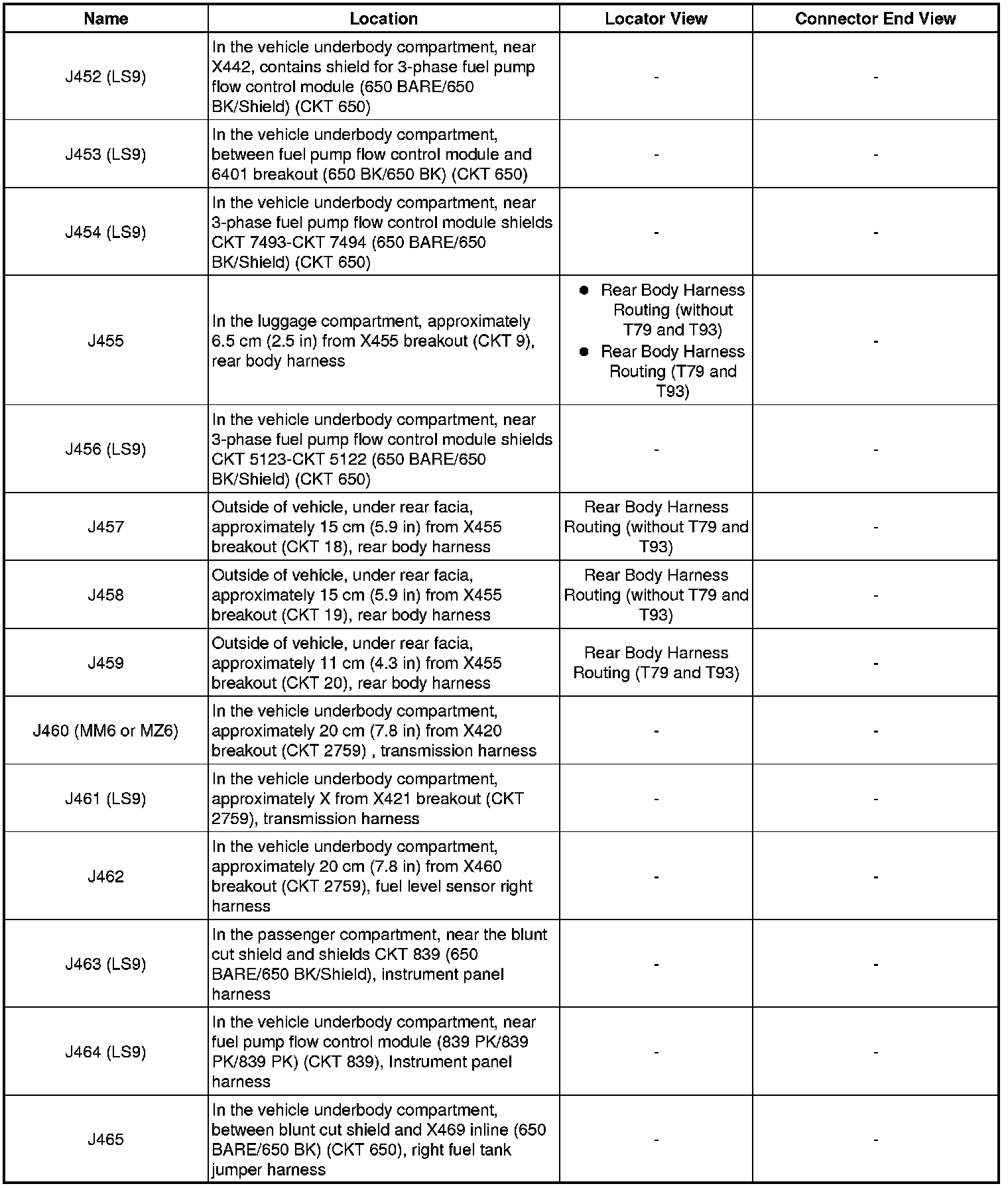 Factory service manual diagram