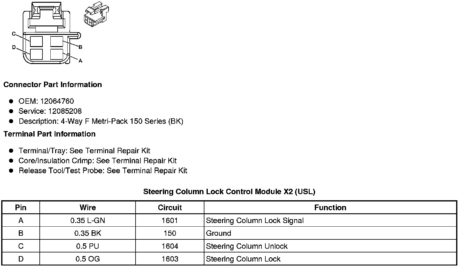 Factory service manual diagram