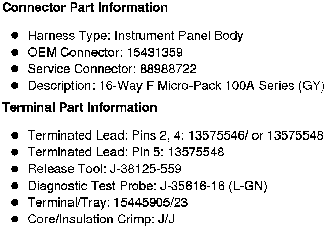Factory service manual diagram