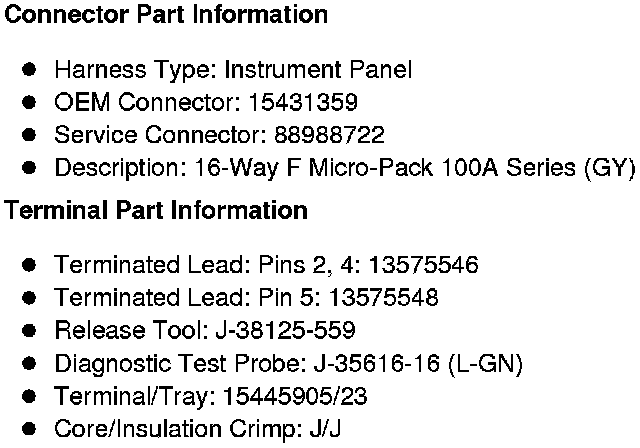 Factory service manual diagram