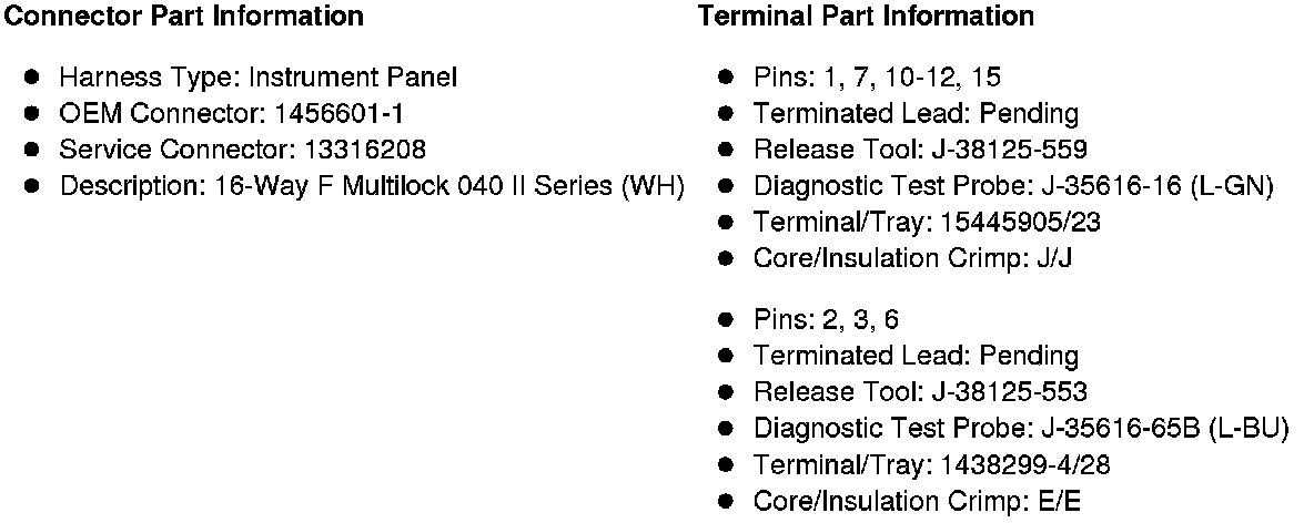 Factory service manual diagram