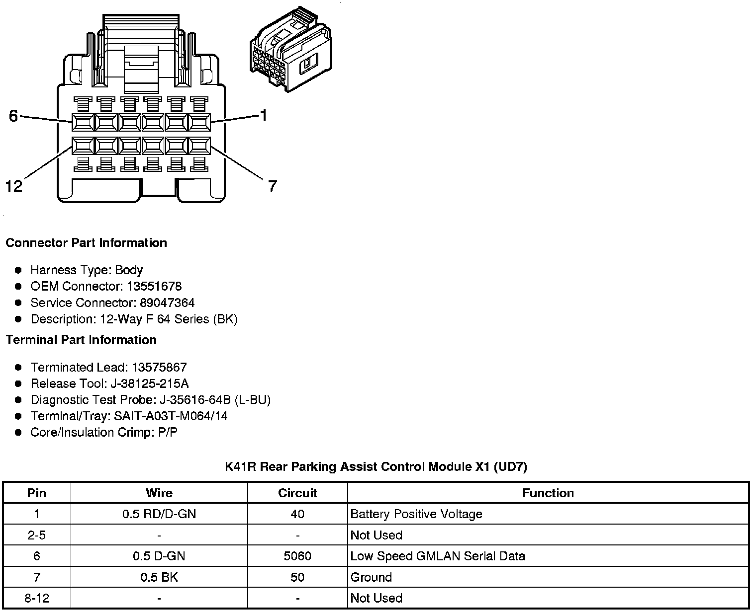 Factory service manual diagram