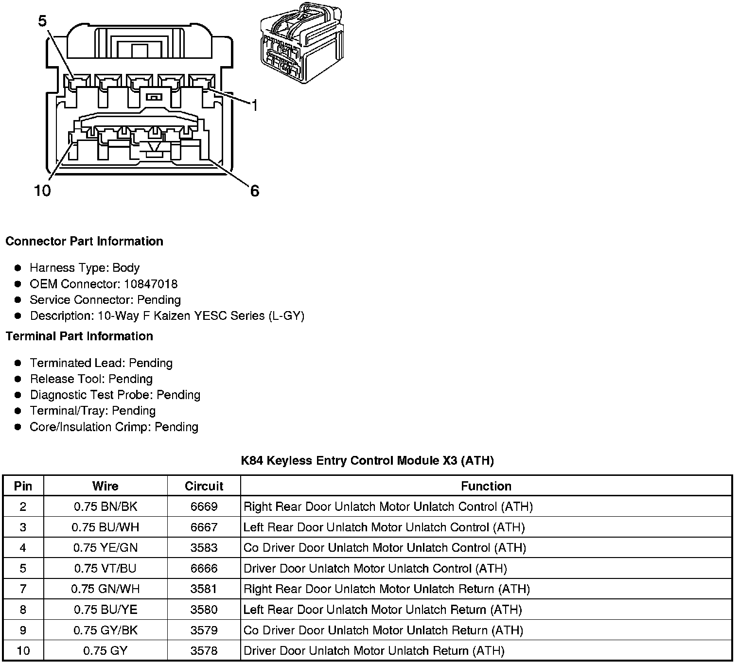 Factory service manual diagram