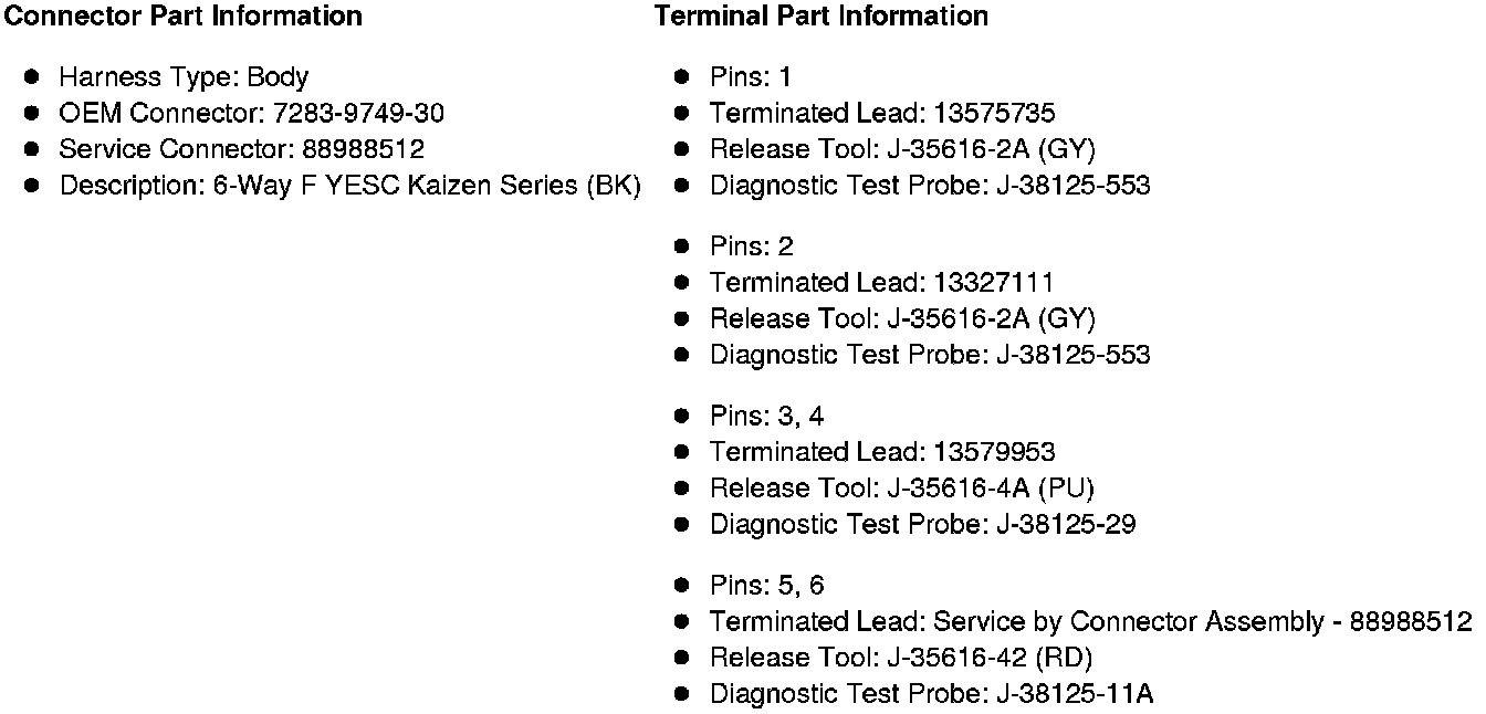 Factory service manual diagram