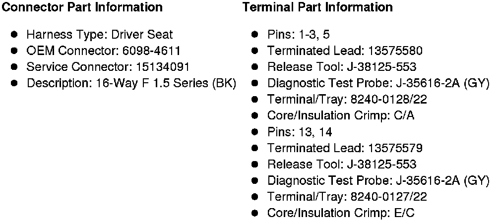 Factory service manual diagram