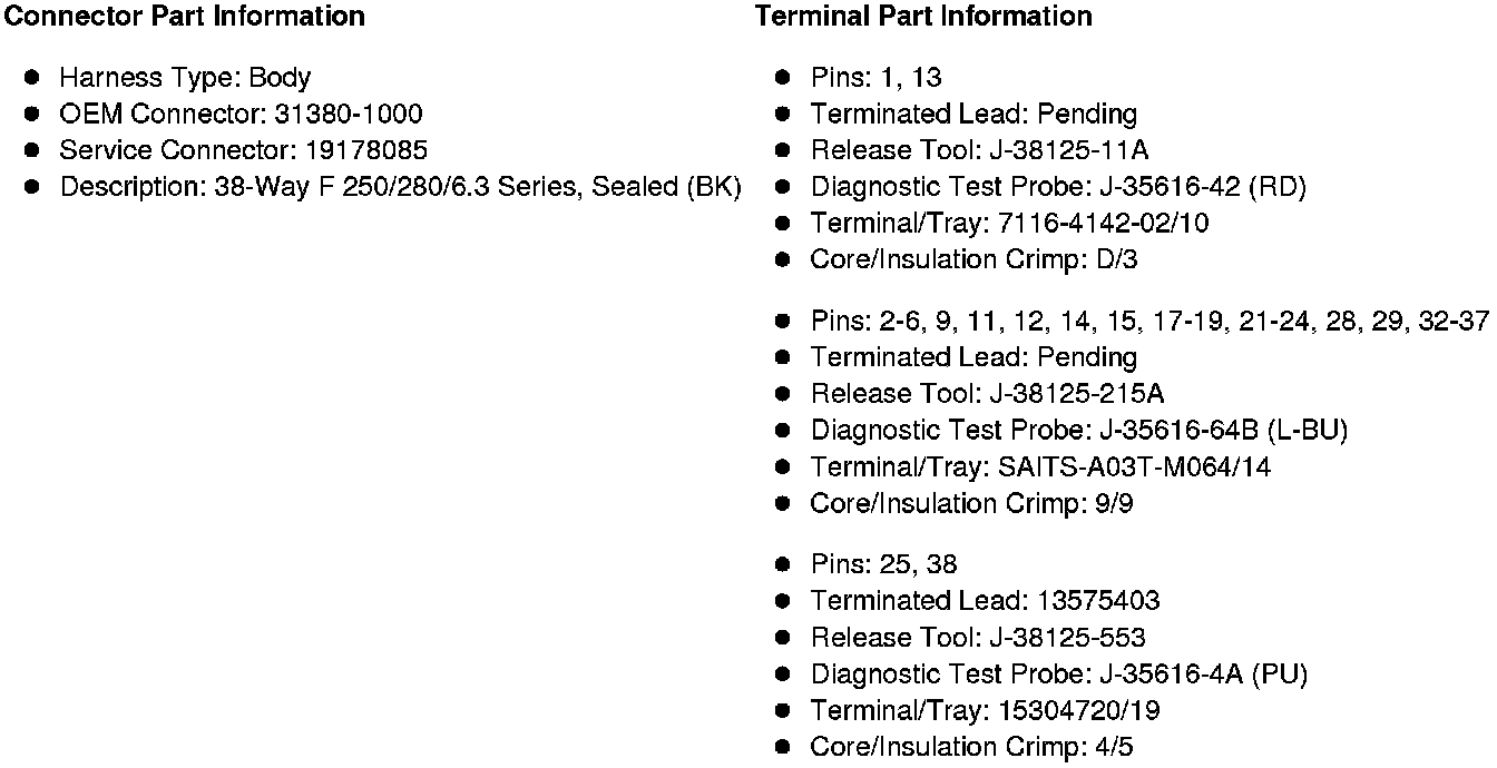 Factory service manual diagram