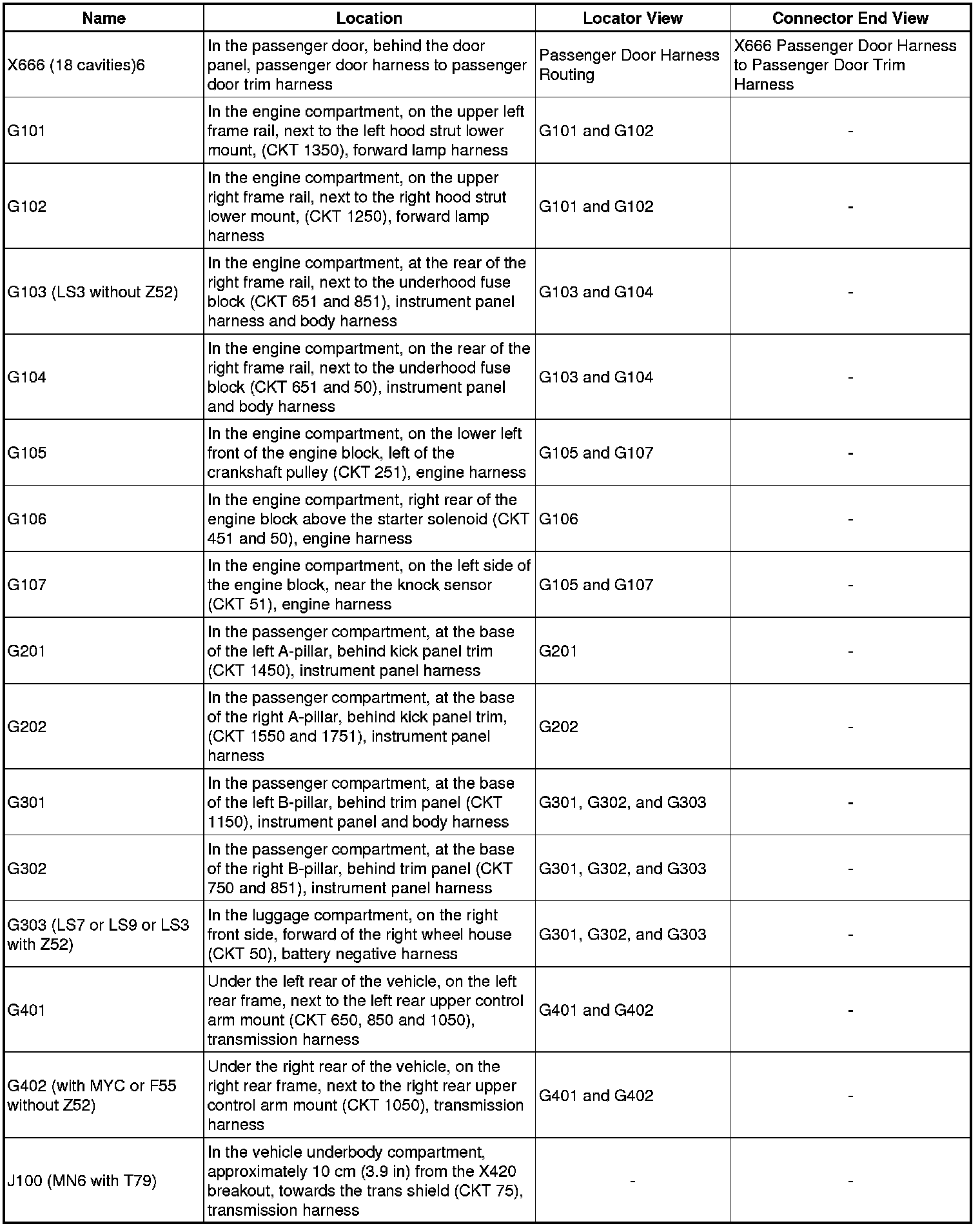 Factory service manual diagram
