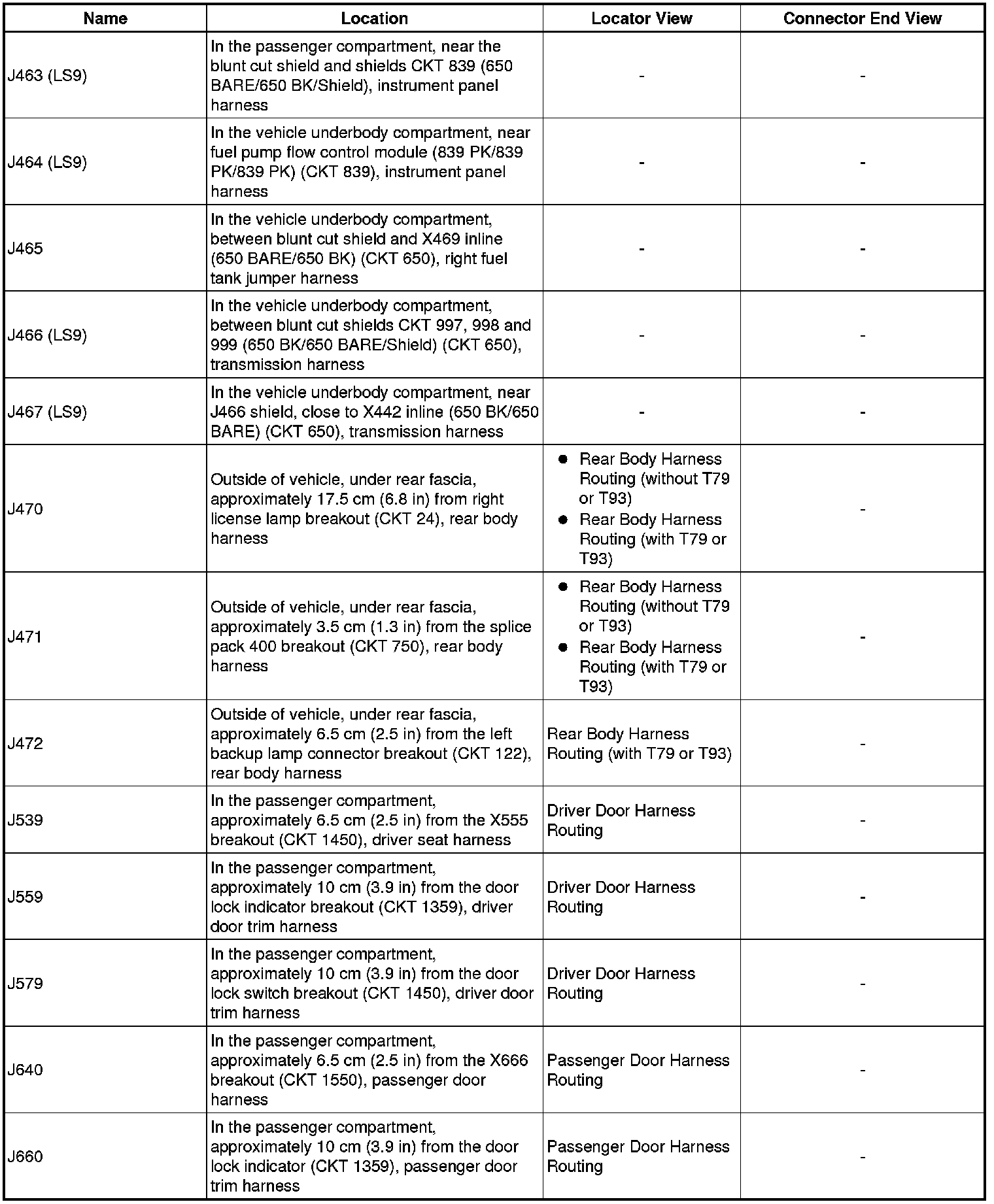 Factory service manual diagram