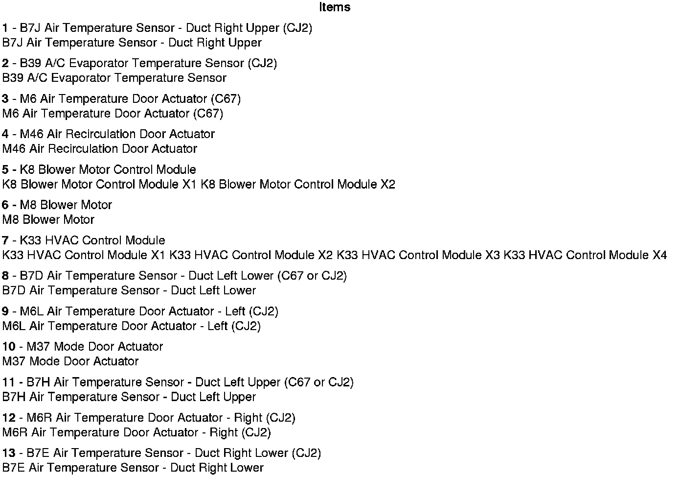 Factory service manual diagram
