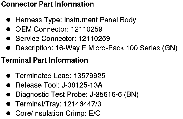 Factory service manual diagram