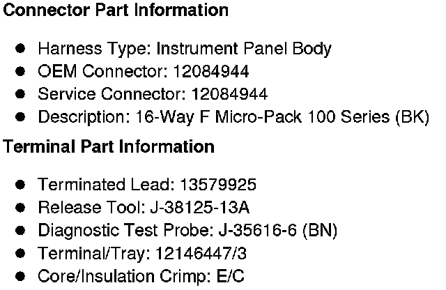 Factory service manual diagram