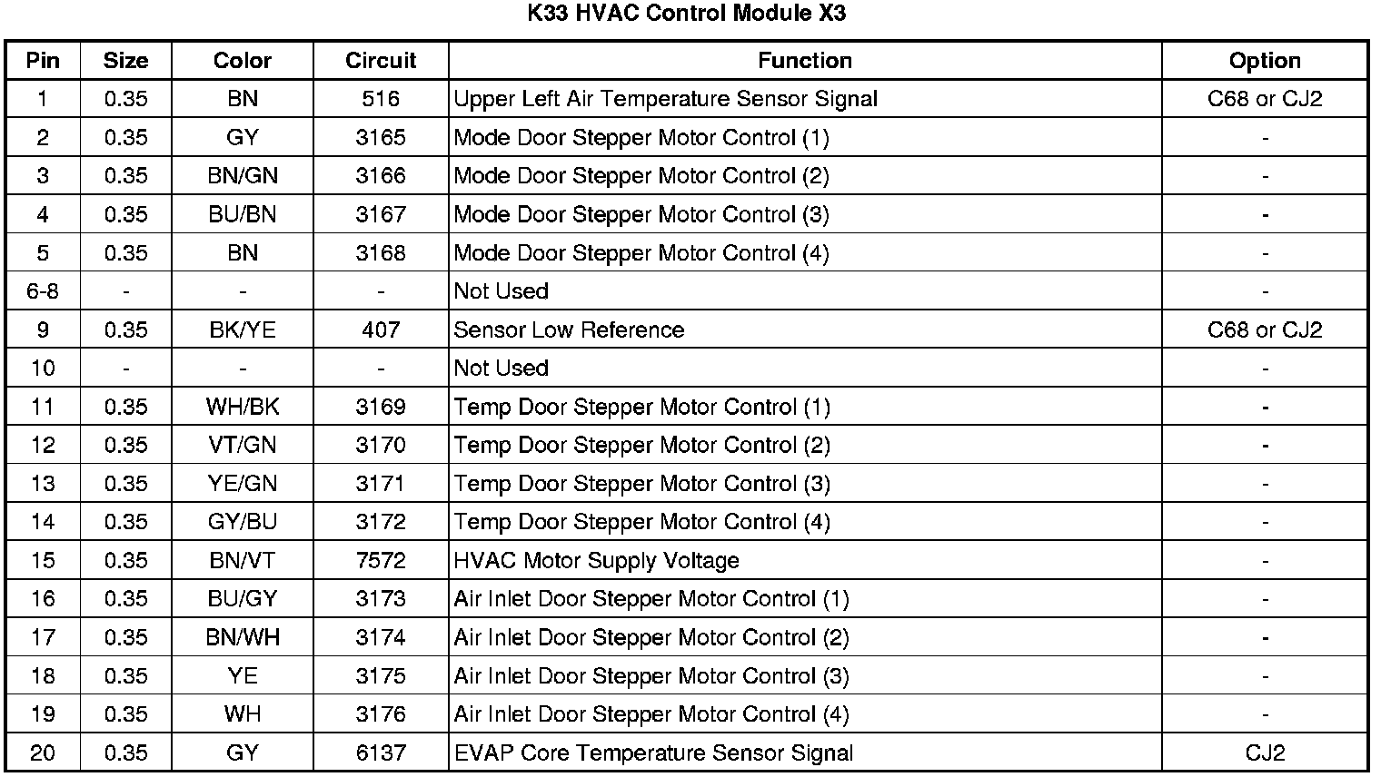 Factory service manual diagram