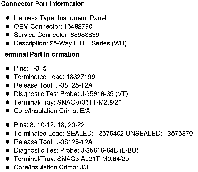 Factory service manual diagram