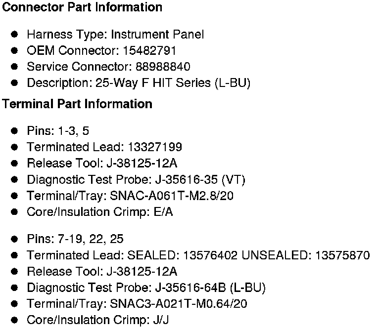 Factory service manual diagram