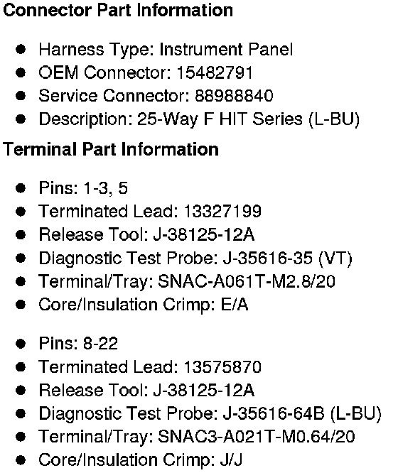 Factory service manual diagram
