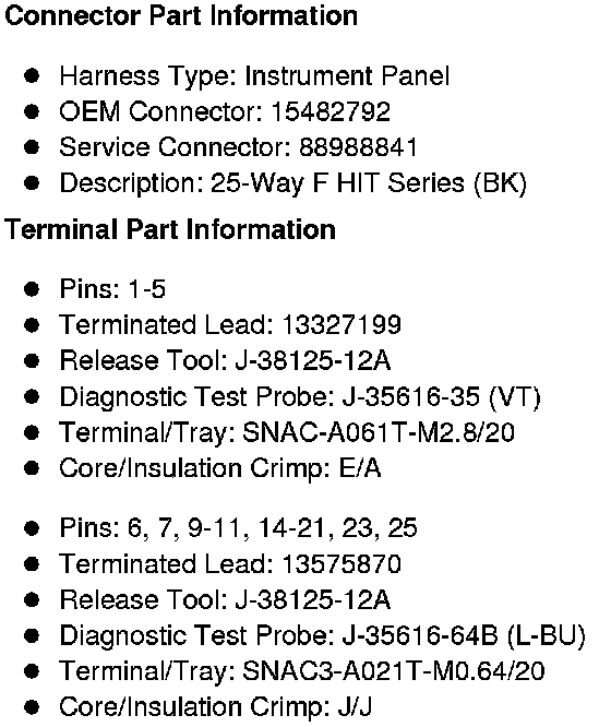 Factory service manual diagram