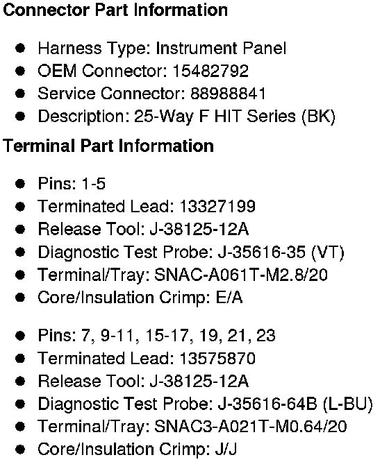 Factory service manual diagram