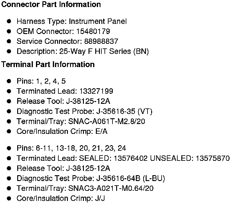 Factory service manual diagram