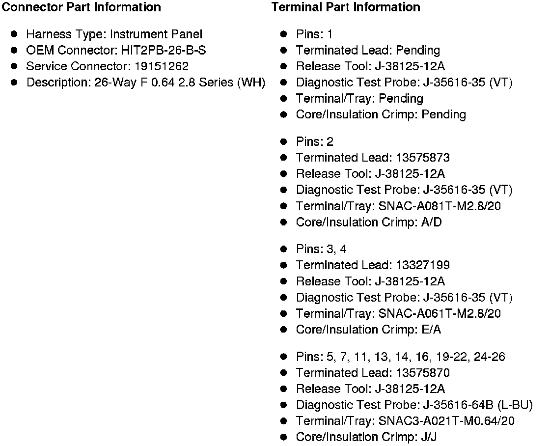 Factory service manual diagram