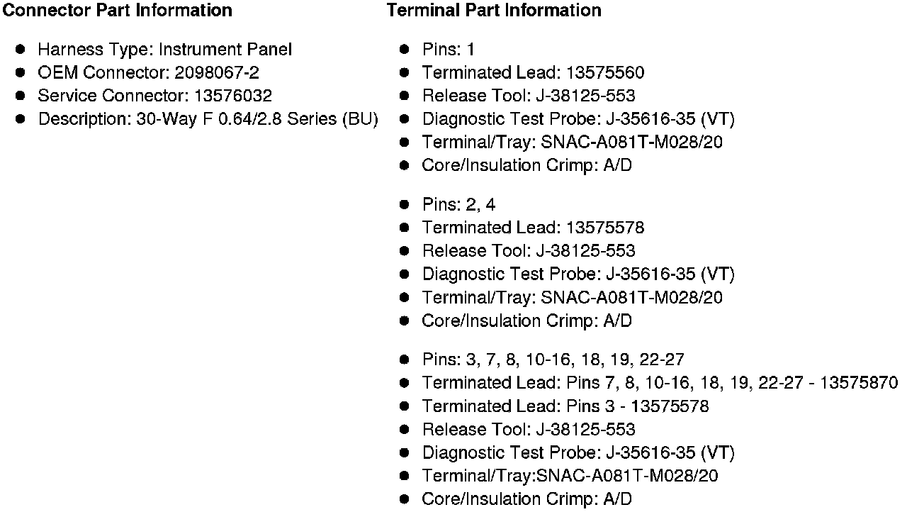Factory service manual diagram