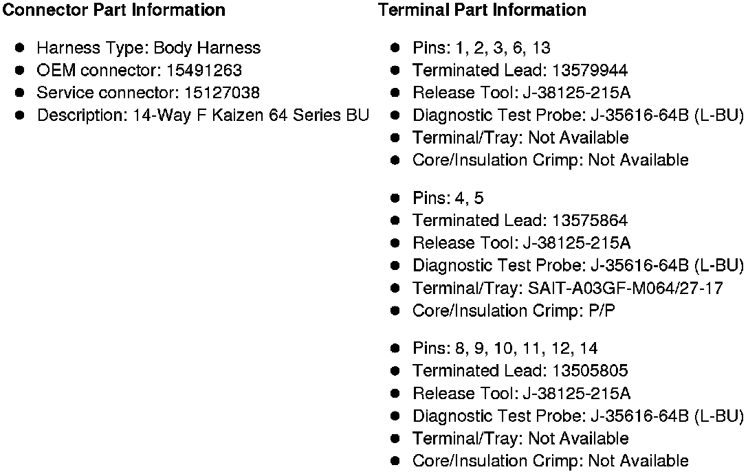 Factory service manual diagram