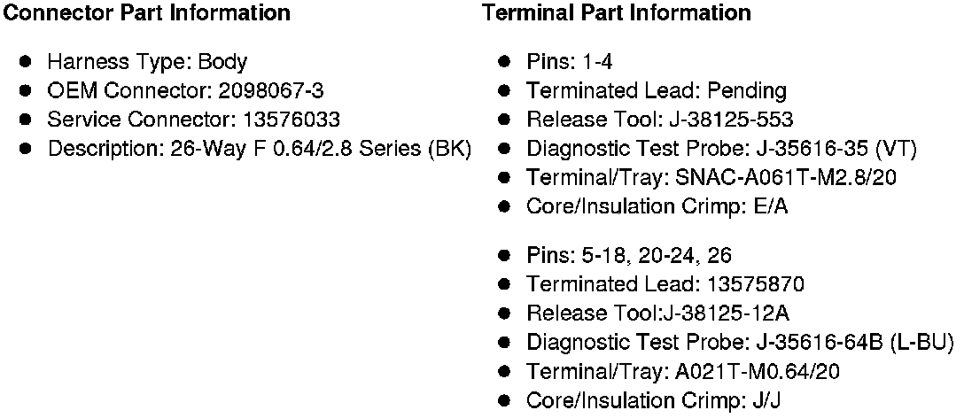 Factory service manual diagram