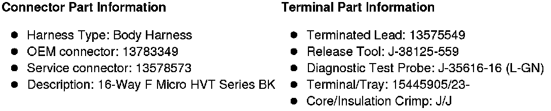 Factory service manual diagram