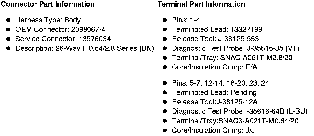 Factory service manual diagram