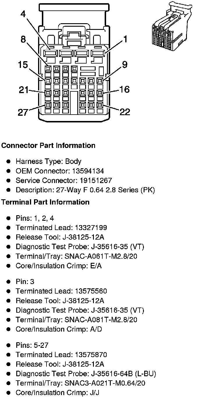 Factory service manual diagram
