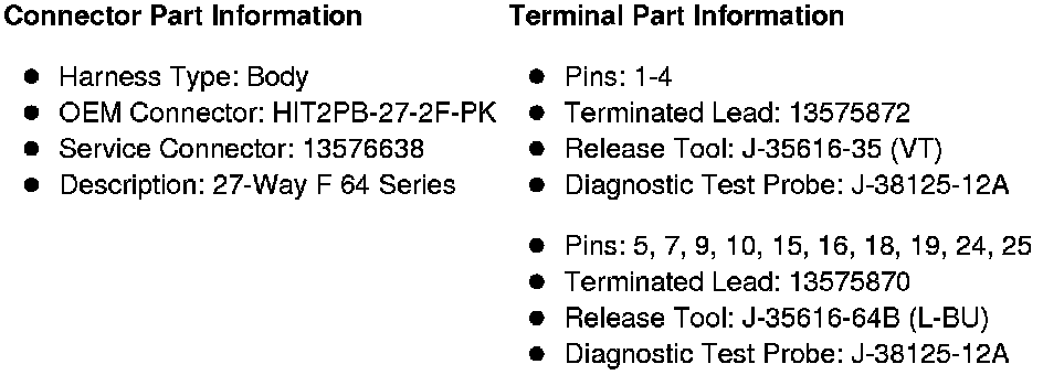 Factory service manual diagram
