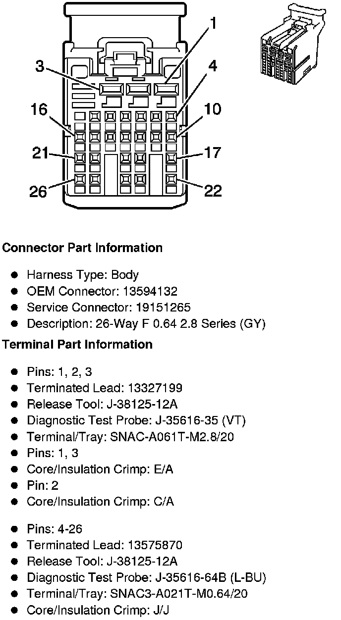 Factory service manual diagram