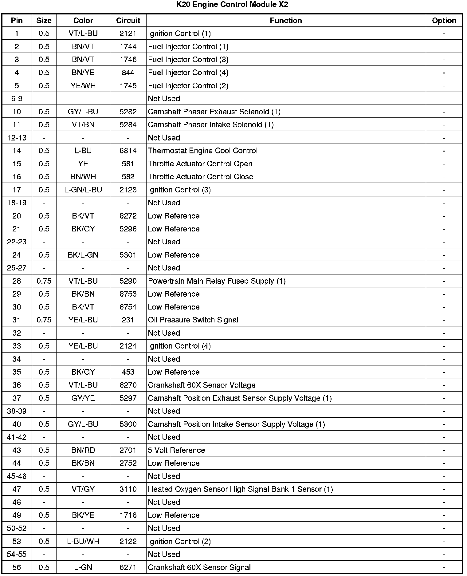 Factory service manual diagram