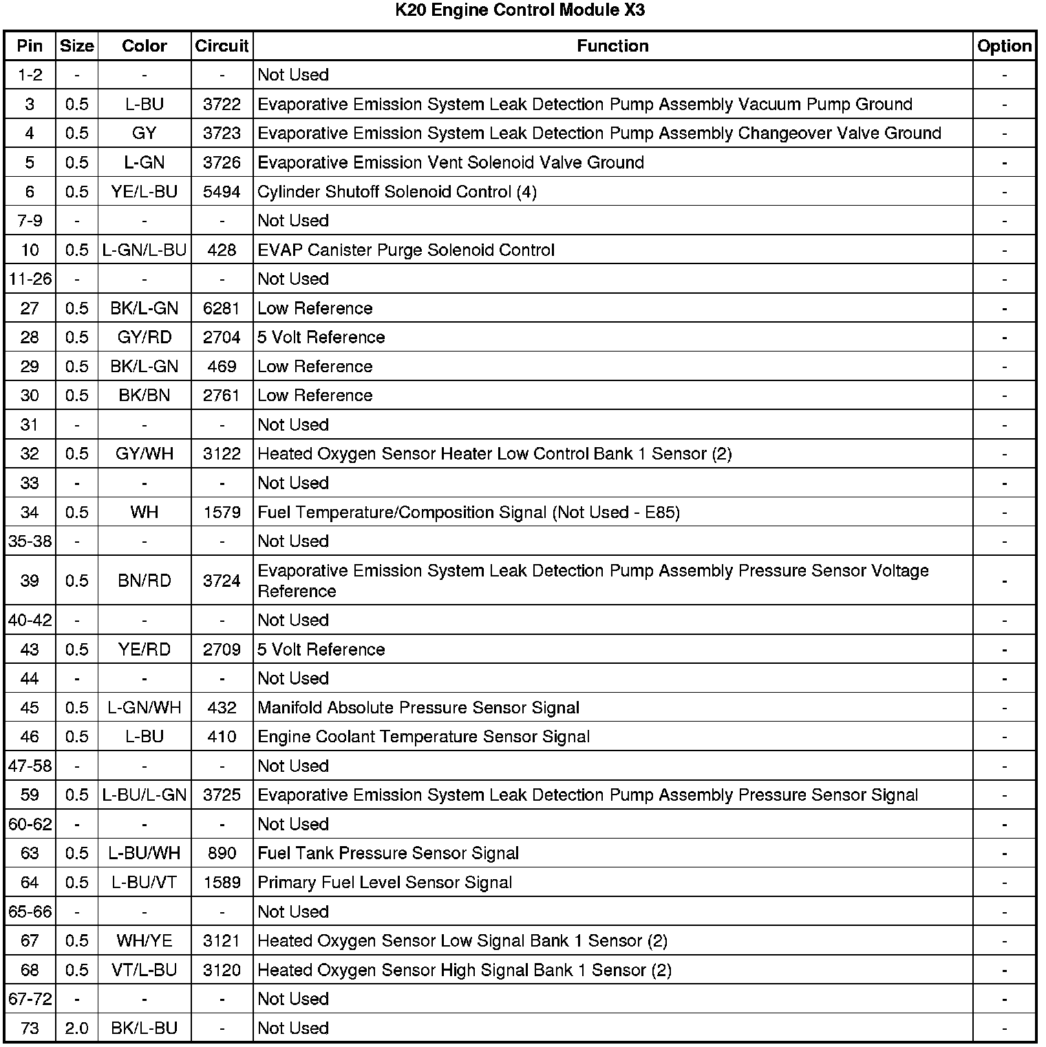 Factory service manual diagram