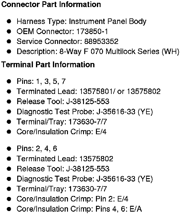 Factory service manual diagram