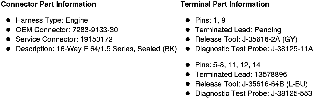 Factory service manual diagram