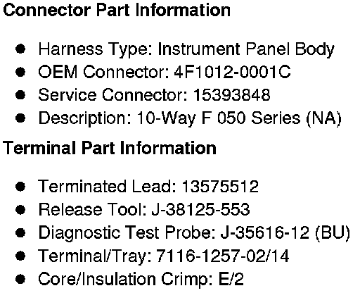 Factory service manual diagram