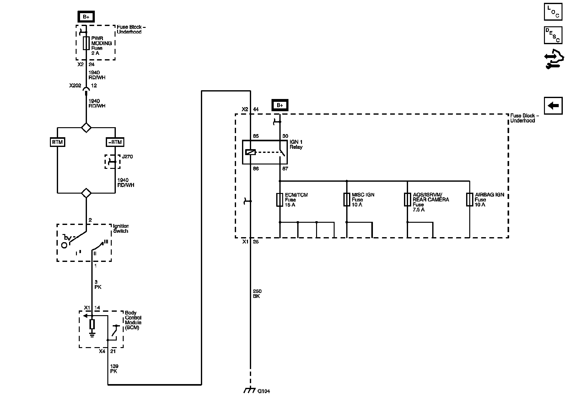 Factory service manual diagram