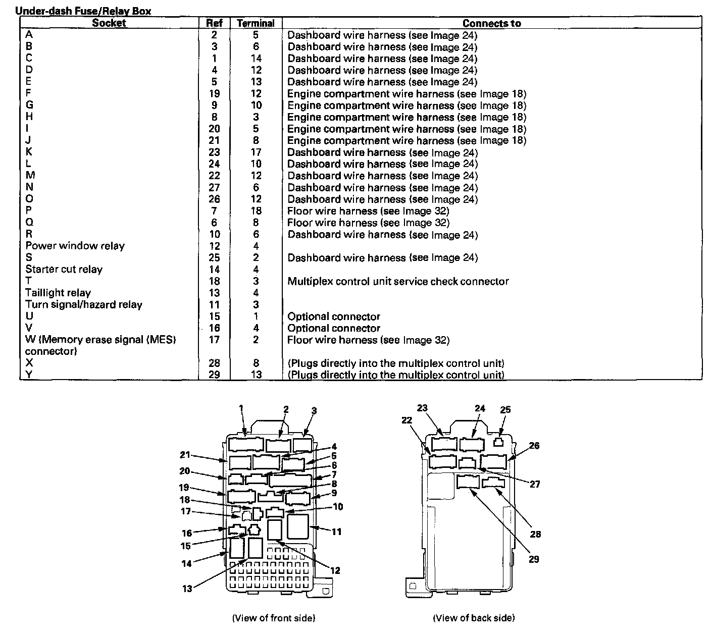 Factory service manual diagram