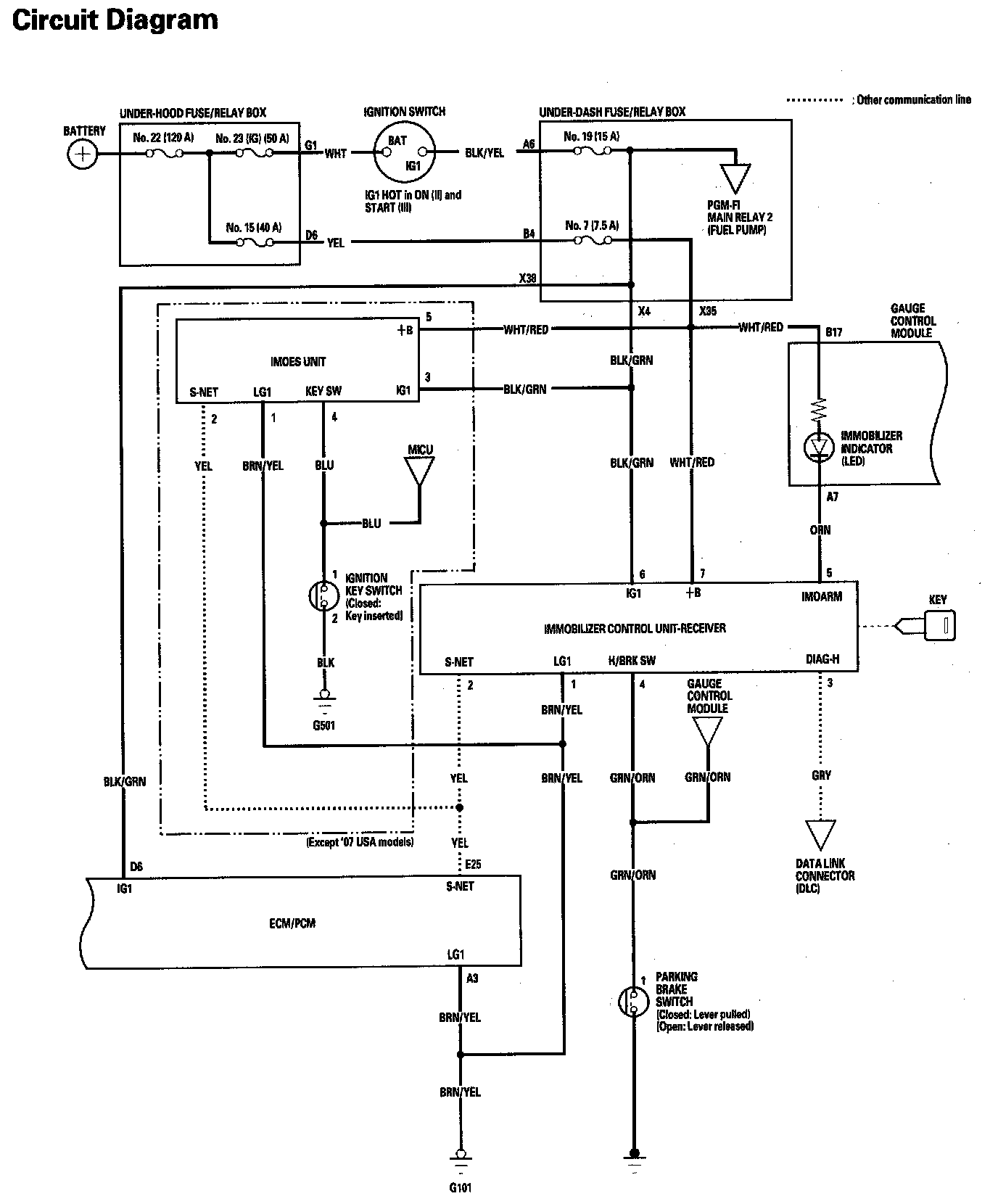 Factory service manual diagram