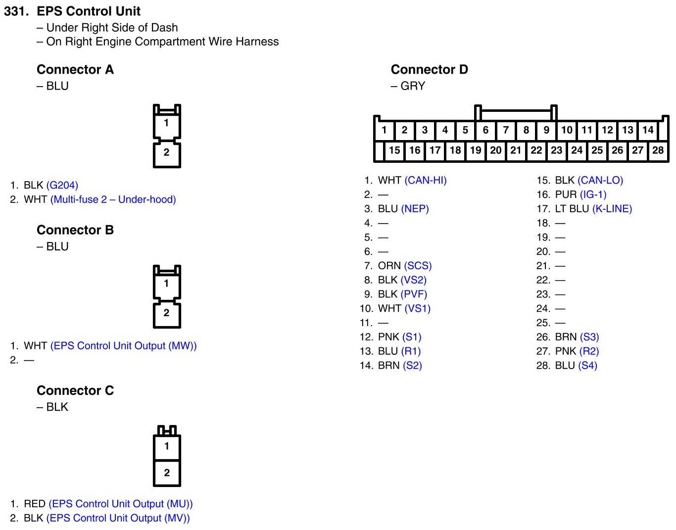 Factory service manual diagram