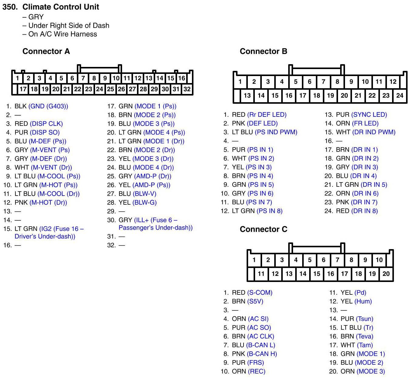 Factory service manual diagram