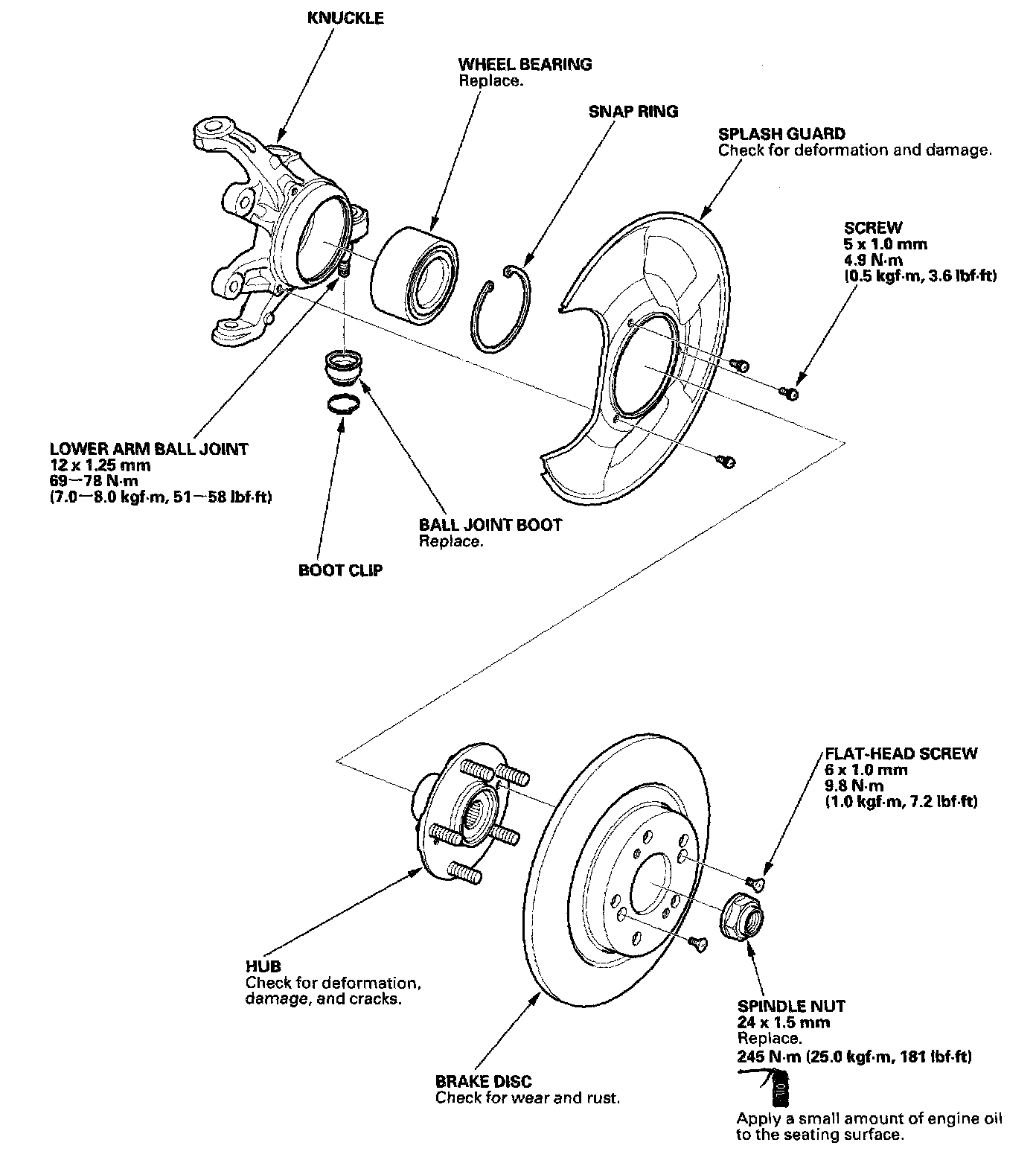 Factory service manual diagram