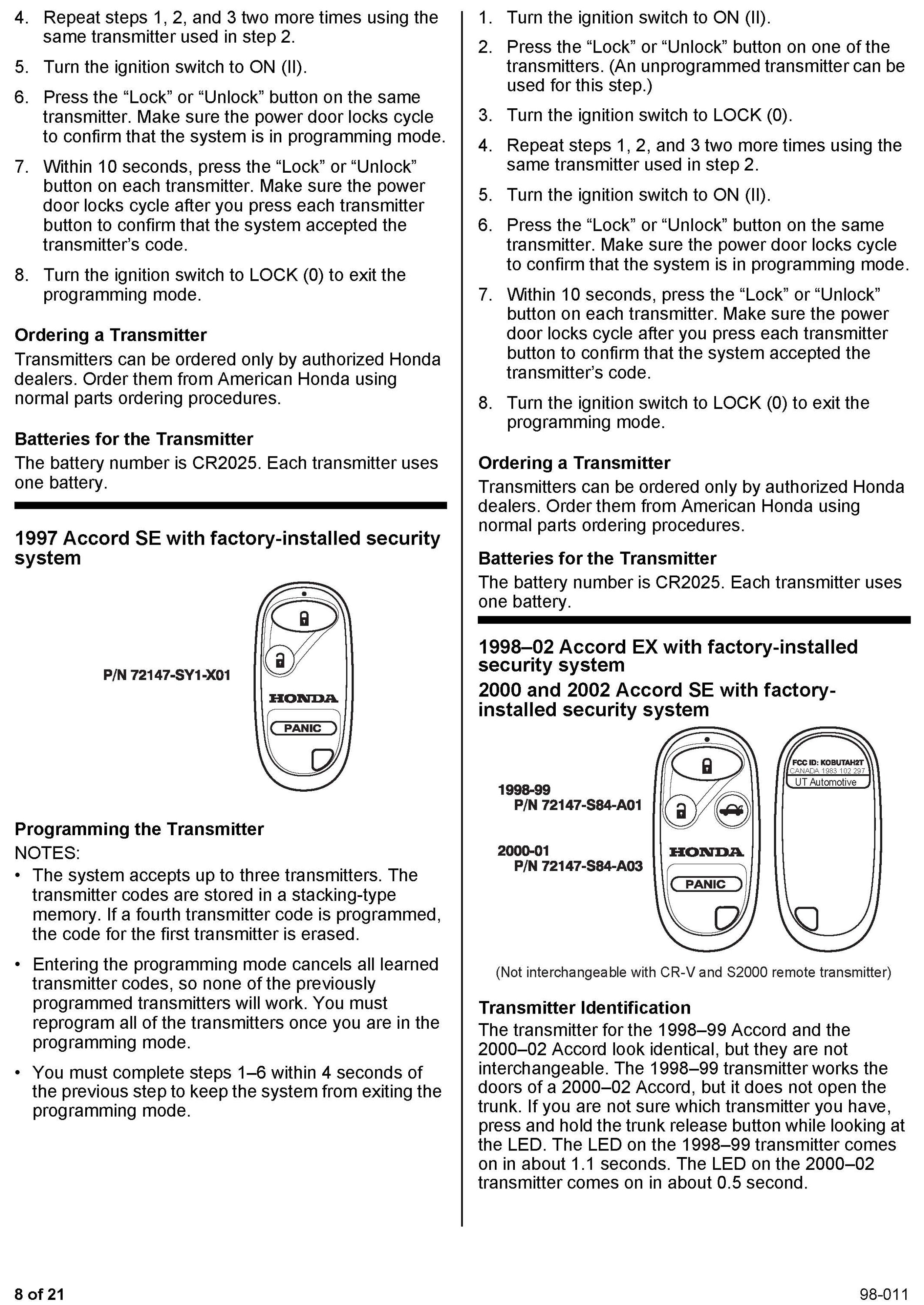 Factory service manual diagram