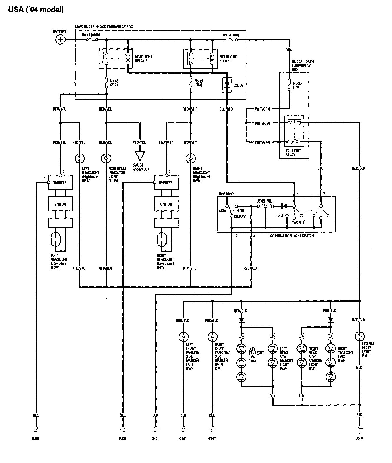 Factory service manual diagram