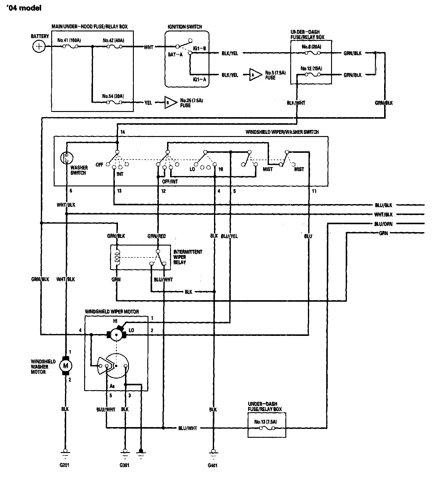Factory service manual diagram