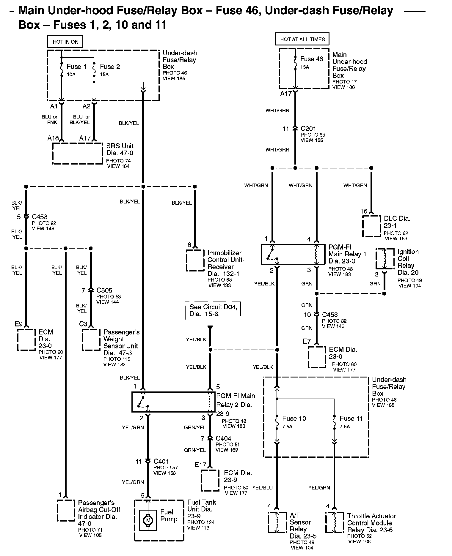 Factory service manual diagram