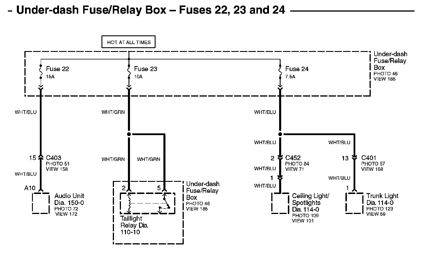 Factory service manual diagram