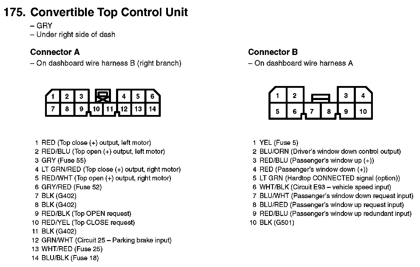 Factory service manual diagram