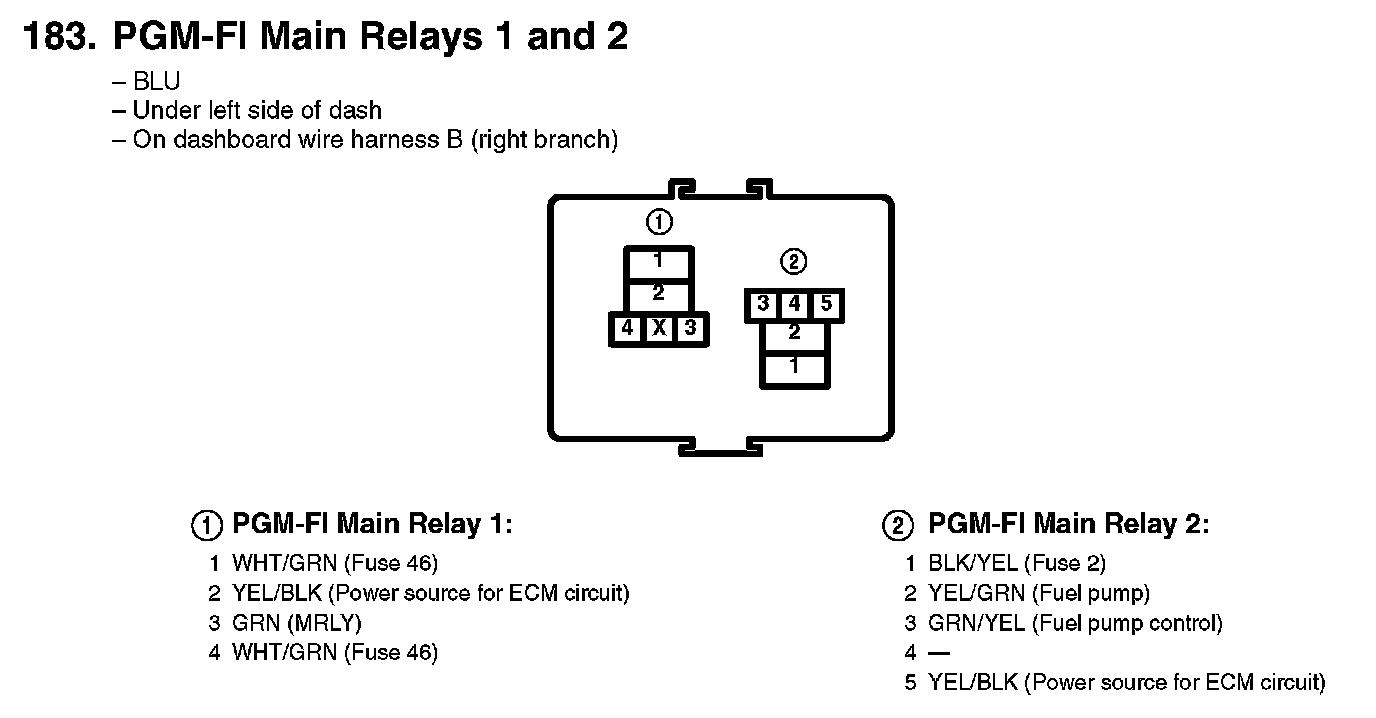 Factory service manual diagram
